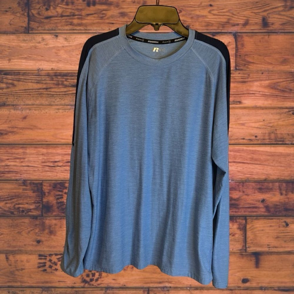 5 for $25🔥Russell Athletic‎ Blue Orange Sleeve T-Shirt Boys XXL (18)